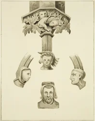 Kragsteine in St. Mark