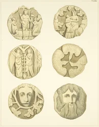 Gewölbesteine (Bossen) in der Decke der Redcliffe Kirche
