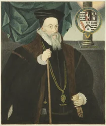 Porträt im Rathaus von Lord Burleigh