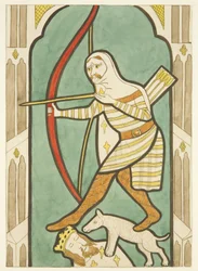 Buntglasfenster in den nördlichen und südlichen Fenstern des Chors der Kathedrale von Bristol