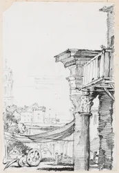 Ein Balkon im Forum Romanum