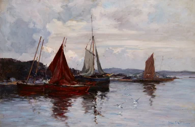 Fischerboote im Hafen