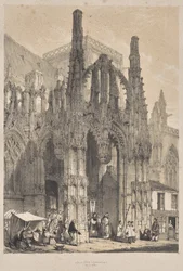 Architektur des Mittelalters: Louviers, Normandie, Südportal