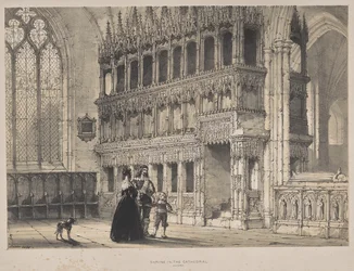 Architektur des Mittelalters: Schrein von St. Fridswode, Kathedrale, Oxford