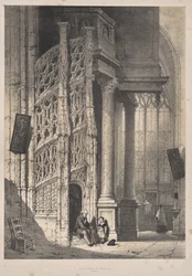 Architektur des Mittelalters: Treppe, St. Maclou, Rouen