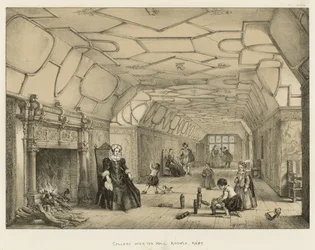Galerie über der Halle, Knowle, Kent