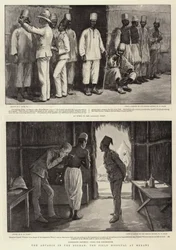 Der Vormarsch im Sudan, das Feldlazarett in Merawi