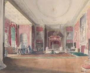 Das Staatsbettzimmer, Stowe Buckinghamshire