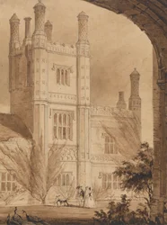 Der Turm des Herrenhauses, East Barsham, Norfolk