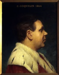 Porträt von Constant Poppy (1841-1904). Gemälde von Joseph Paul Blanc (1846-1904)