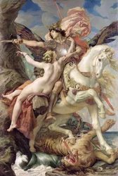 Die Befreiung: Ruggiero und Angelica, 1876