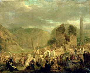 Allerseelen auf dem Kirchhof von Glendalough