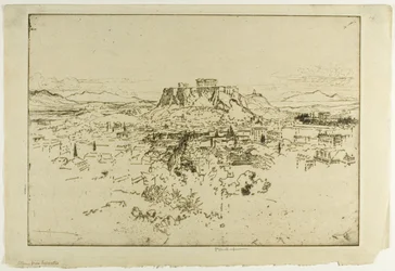 Athen vom Berg Lybacettus