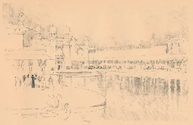 Auto-Lithographie von J. Pennell, ca. 1877-1898, 1898