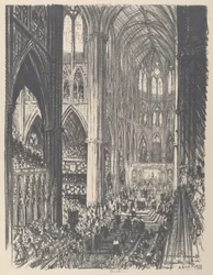 Krönung von König Georg V. und Königin Maria in der Westminster Abbey