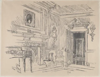 Salon in Cliveden, 1912