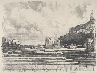Eleusis, der Boden des Tempels