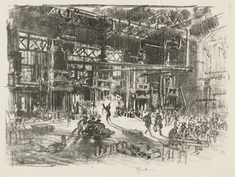 Englische Kriegsarbeit: Die Pressen