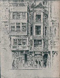 Alte Strandläden, ca. 1900, 1906-7