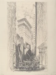 Wiederaufbau der Broad Street, 1910