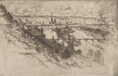 Rouen, von Bon Secours, 1907