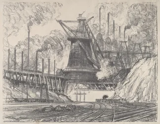 Die große Mühle, Gary, Indiana, 1915
