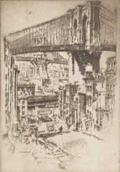 Die Brücken, von Brooklyn, 1921