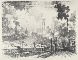 Die Kohlenmine, 1916