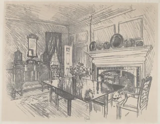Das Esszimmer, Stenton, 1912
