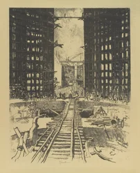 Die Tore der Pedro Miguel-Schleuse, 1912