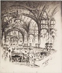 Die Halle des Eisens, Pennsylvania Station, New York