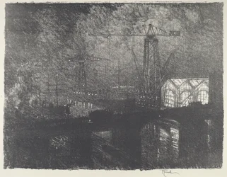 Die Geschäfte bei Nacht, Schichtwechsel, 1916