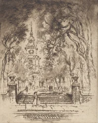 Der Platz, Unabhängigkeitsplatz, Philadelphia, 1920