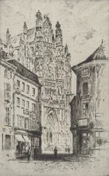 Das Querschiff, Beauvais, 1907