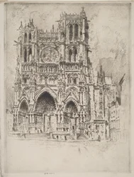 Die Westfassade, Amiens