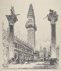 Venedig, Wiederaufbau des Campanile