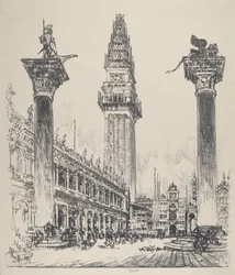 Venedig, Wiederaufbau des Campanile