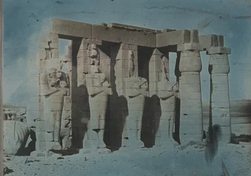 Ramesseum, Theben, 1844