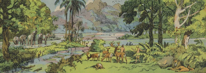 Adam und Eva, Der Garten Eden