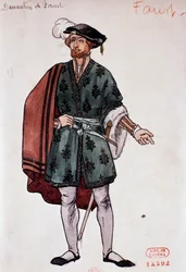 Kostüm für die Figur des Faust in 