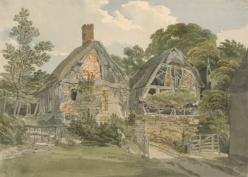 Reetgedecktes Cottage und angrenzende Scheune