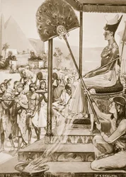 Tribut an Ramses II. (19. Dynastie), Illustration aus 