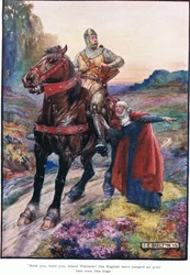 Halt dich, halt dich, tapferer Wallace! Die Engländer haben alle deine besten Männer wie Hunde gehängt