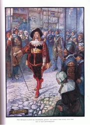 Der Marquis sah so stattlich, großartig und ernst aus, dass alle voller traurigem Erstaunen waren