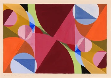 Bereich durch Senkrechte unterbrochen