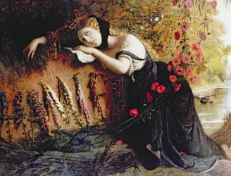 Ophelia, 1860