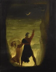 Der Sturm. Prospero und Ariel