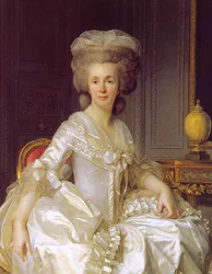 Porträt von Suzanne Curchod (Madame Jacques Necker)