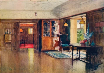 The Orchard, Harrow: Das Esszimmer, um 1880-1903, 1903