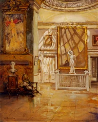 Nordvorzimmer aus dem Grünen Samtzimmer, Chiswick House